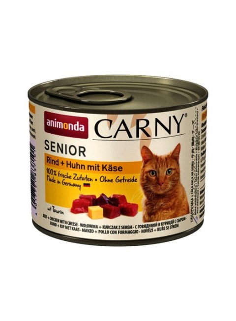 ANIMONDA Carny Senior wołowina, kurczak z serem - mokra karma dla kota - 200g ANIMONDA Carny Senior wołowina, kurczak z serem - mokra karma dla kota - 200g