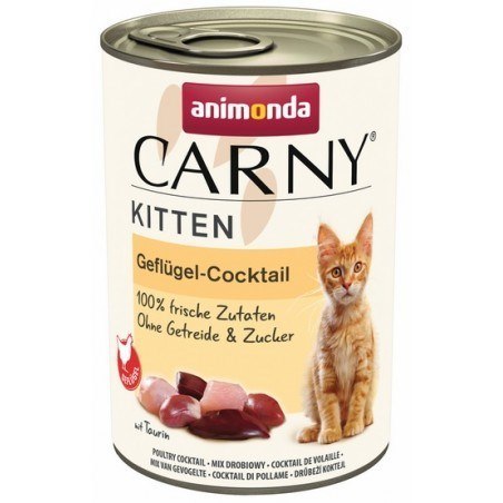 ANIMONDA Cat Carny Kitten Koktajl z drobiem - mokra karma dla kota - 400 g ANIMONDA Cat Carny Kitten Koktajl z drobiem - mokra karma dla kota - 400 g