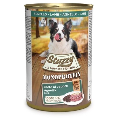 STUZZY dla psów Monoprotein Jagnięce 400g STUZZY dla psów Monoprotein Jagnięce 400g