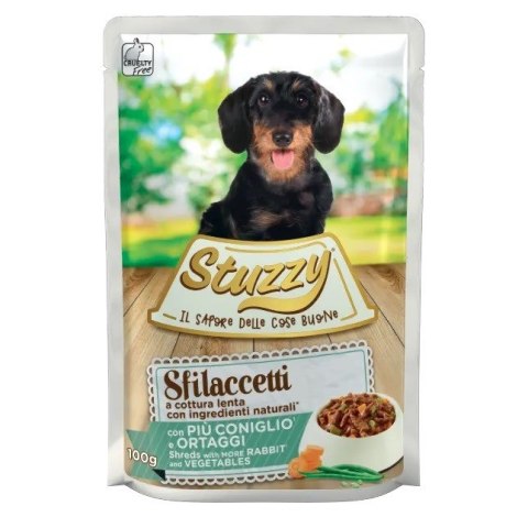 STUZZY dla psów Shreds Królik z Warzywami 100g STUZZY dla psów Shreds Królik z Warzywami 100g