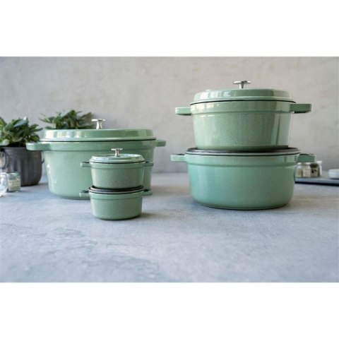 Garnek żeliwny okrągły STAUB 40508-706-0 - 5,2 ltr miętowy Garnek żeliwny okrągły STAUB 40508-706-0 - 5,2 ltr miętowy