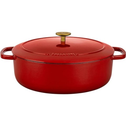 Garnek żeliwny owalny BALLARINI BELLAMONTE 75003-566-0 - 5,5 ltr czerwony Garnek żeliwny owalny BALLARINI BELLAMONTE 75003-566-0 - 5,5 ltr czerwony