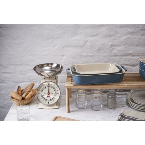 Zestaw 2 prostokątnych półmisków ceramicznych STAUB 40511-924-0 - antyczny turkusowy Zestaw 2 prostokątnych półmisków ceramicznych STAUB 40511-924-0 - antyczny turkusowy