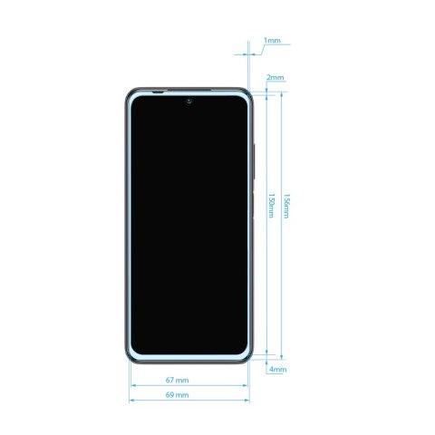 Crong 7D Nano Flexible Glass - Niepękające szkło hybrydowe 9H na cały ekran Xiaomi Redmi Note 10 5G Crong 7D Nano Flexible Glass - Niepękające szkło hybrydowe 9H na cały ekran Xiaomi Redmi Note 10 5G