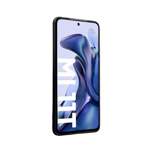 Crong Color Cover - Etui Xiaomi 11T 5G (czarny) Crong Color Cover - Etui Xiaomi 11T 5G (czarny)