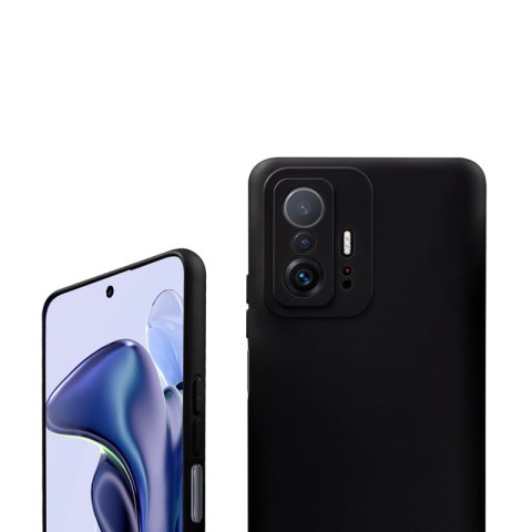 Crong Color Cover - Etui Xiaomi 11T 5G (czarny) Crong Color Cover - Etui Xiaomi 11T 5G (czarny)