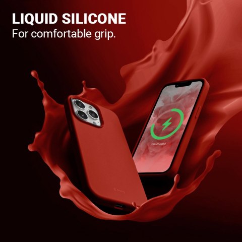 Crong Color Cover Magnetic - Etui iPhone 13 Pro Max MagSafe (czerwony) Crong Color Cover Magnetic - Etui iPhone 13 Pro Max MagSafe (czerwony)