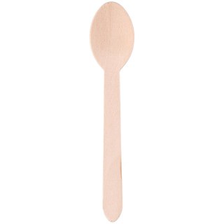 Cuisine Elegance - Zestaw drewnianych łyżek 16 cm 50 szt.