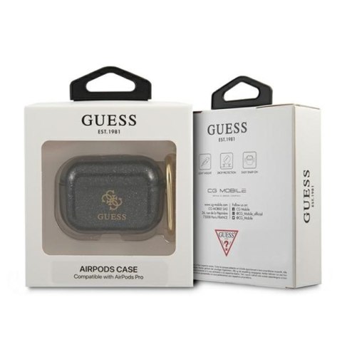 Guess Colored Glitter - Etui Airpods Pro (czarny) Guess Colored Glitter - Etui Airpods Pro (czarny)