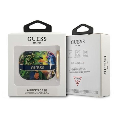 Guess Flower - Etui Airpods Pro (Blue) Guess Flower - Etui Airpods Pro (Blue)