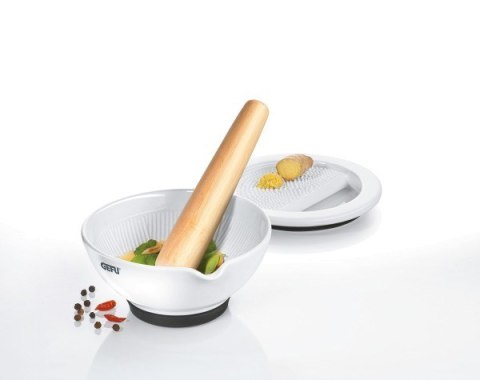 Moździerz ceramiczny z tarką GEFU SURI G-35340 Moździerz ceramiczny z tarką GEFU SURI G-35340