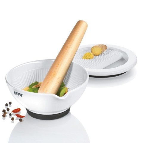 Moździerz ceramiczny z tarką GEFU SURI G-35340 Moździerz ceramiczny z tarką GEFU SURI G-35340
