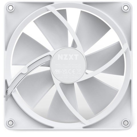 Wentylator obudowy NZXT F140 RGB, biały Wentylator obudowy NZXT F140 RGB, biały