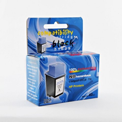 Tusz JetWorld Czarny HP 29 zamiennik 51629AE Tusz JetWorld Czarny HP 29 zamiennik 51629AE