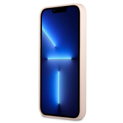 Guess Silicone Triangle Logo - Etui iPhone 13 (różowy)
