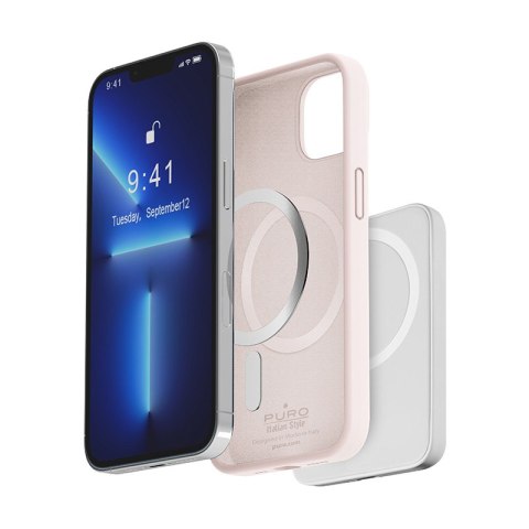 PURO ICON MAG - Etui iPhone 14 Plus MagSafe (Dusty Pink) PURO ICON MAG - Etui iPhone 14 Plus MagSafe (Dusty Pink)