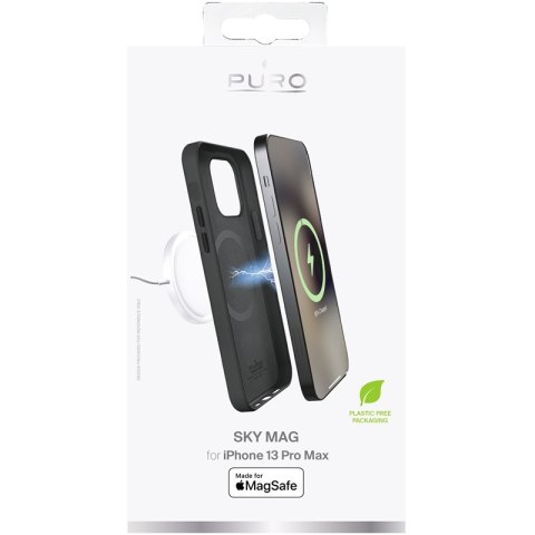 PURO SKYMAG - Etui iPhone 13 Pro Max certyfikat Made for MagSafe (czarny) PURO SKYMAG - Etui iPhone 13 Pro Max certyfikat Made for MagSafe (czarny)