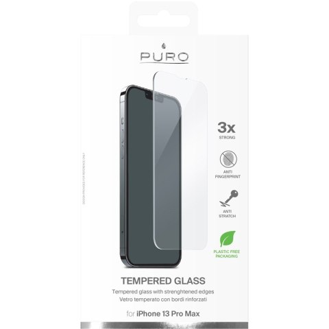 PURO Szkło ochronne hartowane na ekran iPhone 14 Plus / iPhone 13 Pro Max PURO Szkło ochronne hartowane na ekran iPhone 14 Plus / iPhone 13 Pro Max
