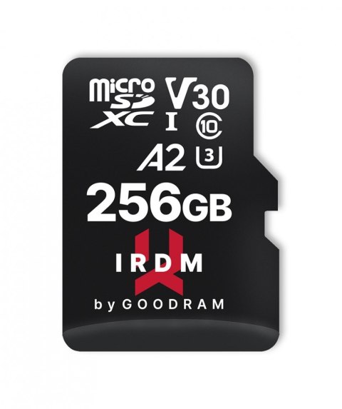 Karta pamięci microSD IRDM 256GB UHS-I U3 A2 + adapter Karta pamięci microSD IRDM 256GB UHS-I U3 A2 + adapter