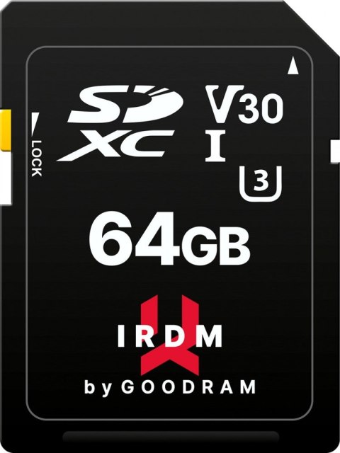 Karta pamięci SD IRDM 64GB UHS-I U3 Karta pamięci SD IRDM 64GB UHS-I U3