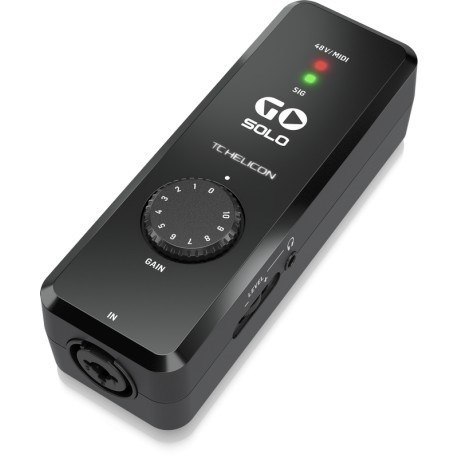 TC Helicon GO Solo Interfejs audio/MIDI do urządzeń mobilnych TC Helicon GO Solo Interfejs audio/MIDI do urządzeń mobilnych