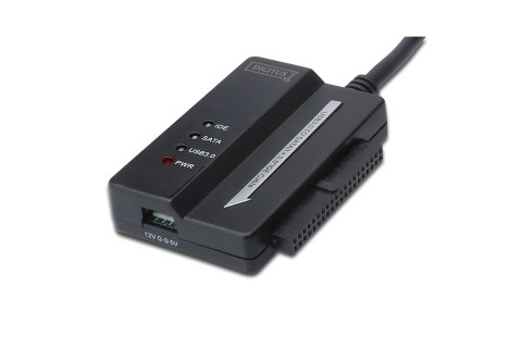 Konwerter IDE, SATA na USB 3.0 z zasilaczem (12V/2A) Konwerter IDE, SATA na USB 3.0 z zasilaczem (12V/2A)