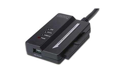 Konwerter IDE, SATA na USB 3.0 z zasilaczem (12V/2A) Konwerter IDE, SATA na USB 3.0 z zasilaczem (12V/2A)