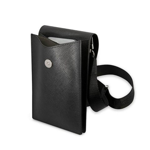 Karl Lagerfeld Embossed RSG Wallet Phone Bag - Torba na smartfona i akcesoria (czarny) Karl Lagerfeld Embossed RSG Wallet Phone Bag - Torba na smartfona i akcesoria (czarny)