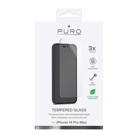 PURO Szkło ochronne hartowane na ekran iPhone 14 Pro Max PURO Szkło ochronne hartowane na ekran iPhone 14 Pro Max