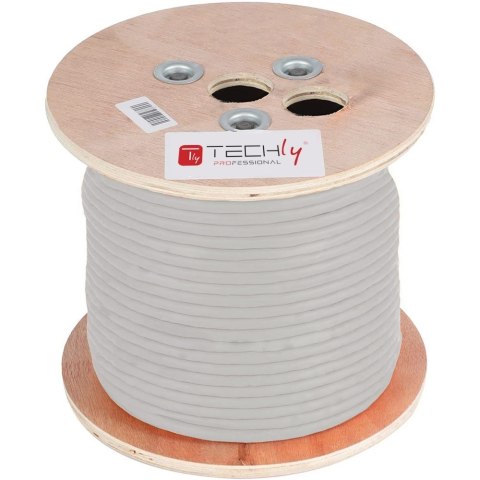 TECHLY KABEL SKRĘTKA CAT5E F/UTP DRUT MIEDŹ LSZH 3 TECHLY KABEL SKRĘTKA CAT5E F/UTP DRUT MIEDŹ LSZH 3