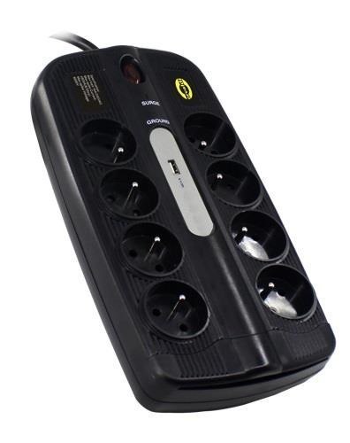 Listwa przeciwprzepięciowa Orvaldi ORV-8PL z ładowarką 1xUSB 3.0 (3m) Listwa przeciwprzepięciowa Orvaldi ORV-8PL z ładowarką 1xUSB 3.0 (3m)