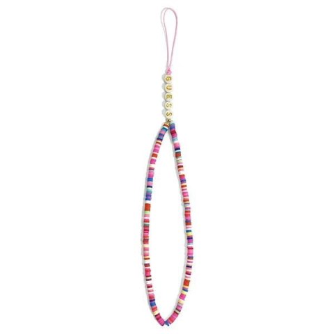 Guess Phone Strap Beads Heishi - Zawieszka do telefonu 25 cm (Multicolor Pink) Guess Phone Strap Beads Heishi - Zawieszka do telefonu 25 cm (Multicolor Pink)