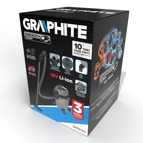 Graphite 58GE133 odkurzacz Graphite 58GE133 odkurzacz