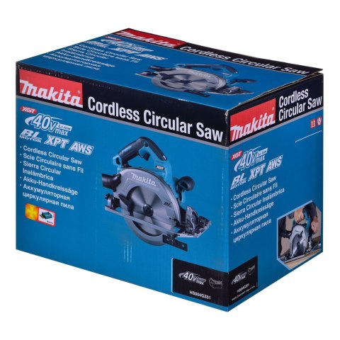 Makita HS004GZ01 przenośna pilarka tarczowa Czarny, Niebieski, Metaliczny 6000 RPM