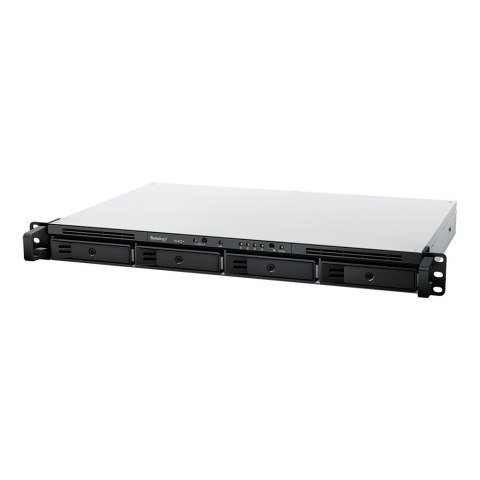 NAS Synology RS422+; 1U RACK; 4x (3.5" SATA HDD/2.5" SATA SSD); AMD Ryzen R1600; 2 GB DDR4 ECC, 2x 1GbE RJ-45 NAS Synology RS422+; 1U RACK; 4x (3.5" SATA HDD/2.5" SATA SSD); AMD Ryzen R1600; 2 GB DDR4 ECC, 2x 1GbE RJ-45