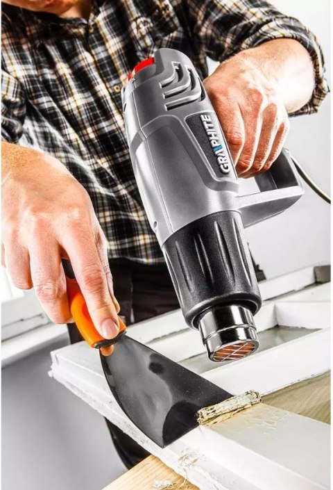 Opalarka 2000W Graphite zakres temp. 25-600°C z walizką Opalarka 2000W Graphite zakres temp. 25-600°C z walizką