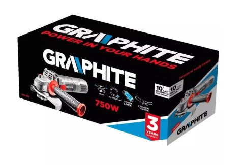Szlifierka kątowa 750W Graphite tarcza 115mm Szlifierka kątowa 750W Graphite tarcza 115mm