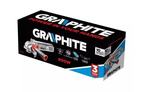 Szlifierka kątowa 900W Graphite tarcza 125mm Szlifierka kątowa 900W Graphite tarcza 125mm