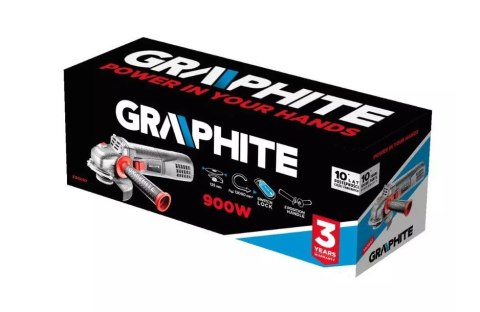Szlifierka kątowa 900W Graphite tarcza 125mm Szlifierka kątowa 900W Graphite tarcza 125mm