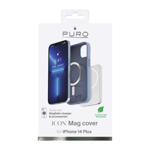 PURO ICON MAG - Etui iPhone 14 Plus MagSafe (Sierra Blue) PURO ICON MAG - Etui iPhone 14 Plus MagSafe (Sierra Blue)