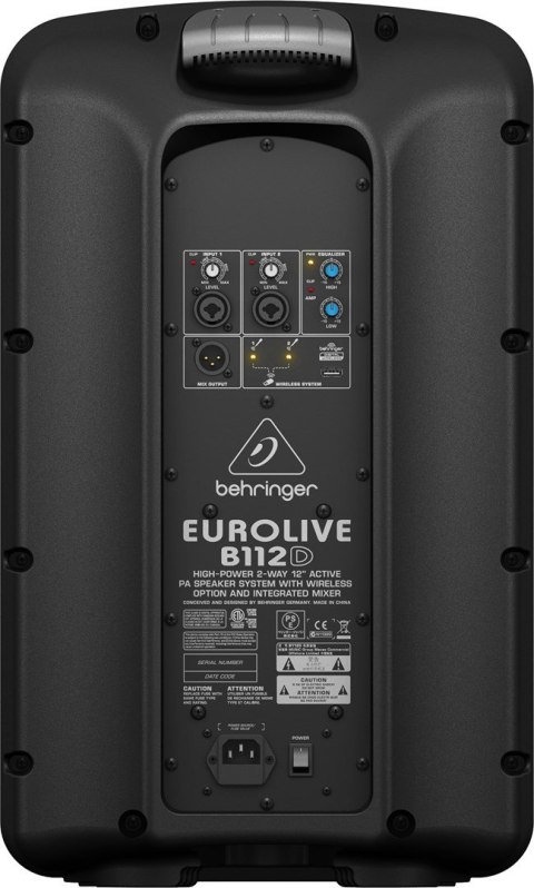 Behringer B112D system PA Czarny Behringer B112D system PA Czarny