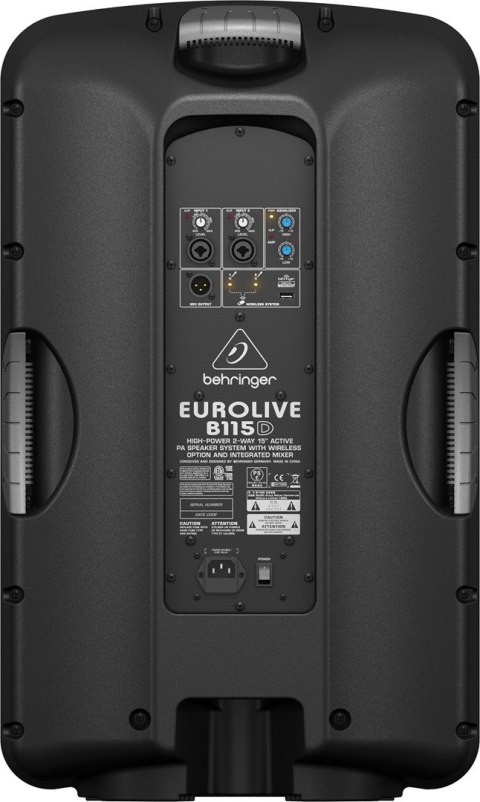 Behringer B115D - Kolumna głośnikowa aktywna 15" Behringer B115D - Kolumna głośnikowa aktywna 15"