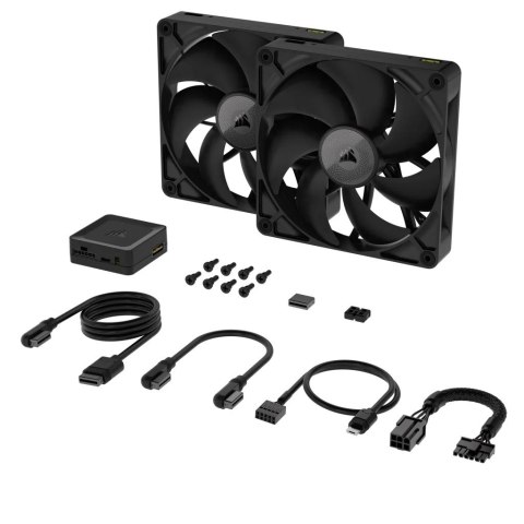 Corsair iCUE LINK RX140 Obudowa komputera Wentylator 14 cm Czarny 2 szt. Corsair iCUE LINK RX140 Obudowa komputera Wentylator 14 cm Czarny 2 szt.