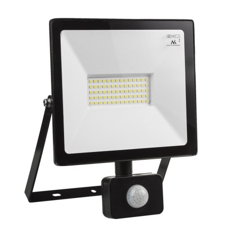 Naświetlacz LED z czujnikiem ruchu Maclean, slim 50W, 4000lm, barwa neutralna biała (4000K), IP44, MCE650 NW PIR Naświetlacz LED z czujnikiem ruchu Maclean, slim 50W, 4000lm, barwa neutralna biała (4000K), IP44, MCE650 NW PIR