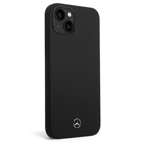 Mercedes Silicone Line - Etui iPhone 14 (czarny) Mercedes Silicone Line - Etui iPhone 14 (czarny)