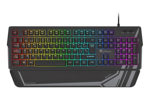 KLAWIATURA DLA GRACZY GENESIS RHOD 350 RGB ES PODŚWIETLENIE GAMINGOWA KLAWIATURA DLA GRACZY GENESIS RHOD 350 RGB ES PODŚWIETLENIE GAMINGOWA