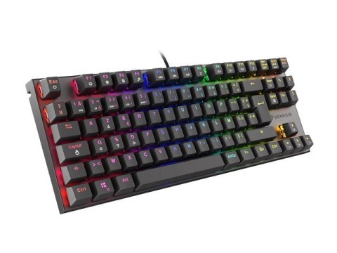 KLAWIATURA DLA GRACZY GENESIS THOR 300 TKL RGB FR PODŚWIETLENIE MECHANICZNA RED SWITCH KLAWIATURA DLA GRACZY GENESIS THOR 300 TKL RGB FR PODŚWIETLENIE MECHANICZNA RED SWITCH