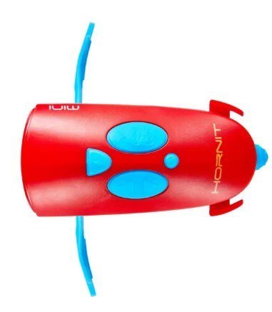 Lampka rowerowa z klaksonem HORNIT Mini BLUE - RED 5353BURE Lampka rowerowa z klaksonem HORNIT Mini BLUE - RED 5353BURE