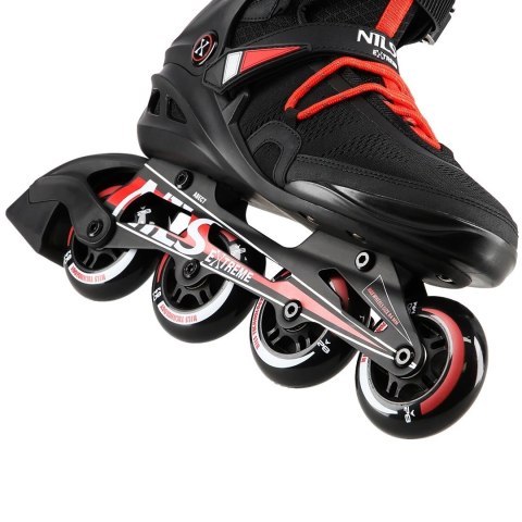 Łyżworolki - NILS eXtreme NA14124, czarne, rozmiar 43 Łyżworolki - NILS eXtreme NA14124, czarne, rozmiar 43