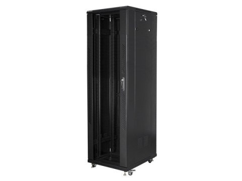 Szafa jednosekcyjna, zamykana na zamek Lanberg FF01-6842-12B (42U; 19''; 2050mm / 600mm / 800 mm; stojąca; Pełne, Szklane; 800 k Szafa jednosekcyjna, zamykana na zamek Lanberg FF01-6842-12B (42U; 19''; 2050mm / 600mm / 800 mm; stojąca; Pełne, Szklane; 800 k